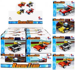 Set da costruzione auto da corsa con minifigure – 4 varianti