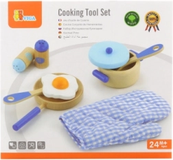 Set da cucina in legno per bambini – blu