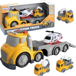 Kit di traino giallo WOOPIE City Truck con effetti luminosi e sonori