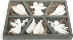 Decorazioni natalizie in legno angelo