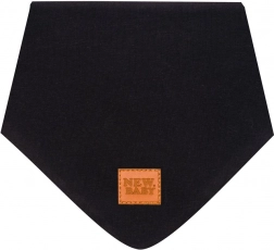 Scaldacollo bambino in cotone New Baby Favorite nero