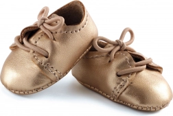 Scarpine dorate POMEA per bambole