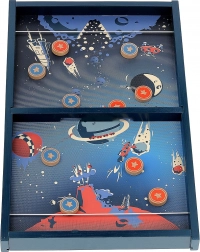 Vilac shuffleboard spaziale – gioco da tavolo in legno per bambini