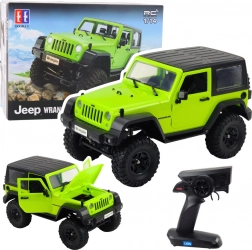 auto fuoristrada RC JEEP Wrangler rock crawler 1:14 – verde