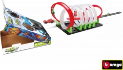 Pista Bburago GoGears Extreme con 6 loop e rampa