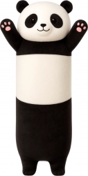 Cuscino di Peluche Panda bianco e nero 70 cm