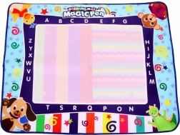 Tappetino da disegno ad acqua con accessori per bambini 3+