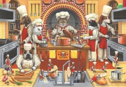 Puzzle Cucina degli animali 500 pezzi