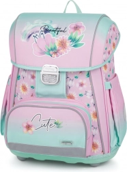 cartella scolastica premium flowers per ragazze