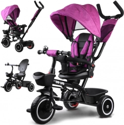 Triciclo per bambini 3 in 1 con parasole TINY BIKE – Rosa