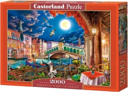 Puzzle 2000 pezzi notte romantica a Venezia