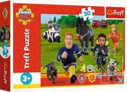 Puzzle SAM IL POMPIERE – pronti ad aiutare, 30 pezzi, TREFL