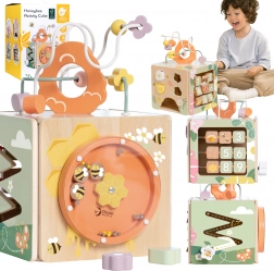 Cubo di legno educativo classico 5 in 1