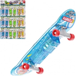 Skateboard da dito con luce – set da 18 pezzi