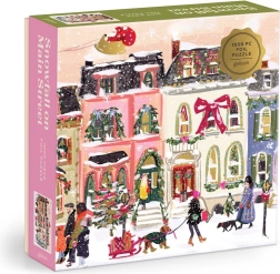 Puzzle metallico Galison Strada principale innevata 1000 pezzi