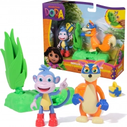 Dora l’esploratrice Swipe & Surprise – figurine Rabùš e Butek con accessori