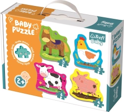 Puzzle per bambini Animali della fattoria Trefl