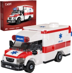 Set di costruzione CaDA ambulanza MedSwift Guard – auto da corsa con 163 pezzi
