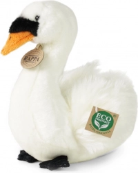 Cigno di peluche seduto 23 cm eco friendly