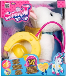 Unicorno di peluche interattivo Lucky con guinzaglio SPIRIT