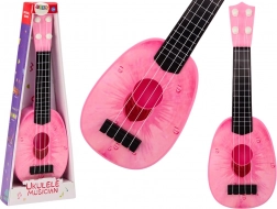 Ukulele per bambini Mini chitarra 4 corde motivo pesco rosa