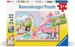 Puzzle per bambini Amici reali 2 in 1