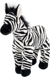 Zebra di peluche 28 cm per neonati