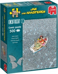 Puzzle JUMBO Jan van Haasteren Expert 1: Mania degli squali 500 pezzi