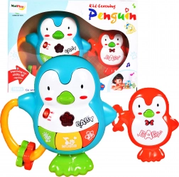 Pinguino musicale – sonaglio con luci e suoni