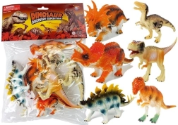 Set di figure di dinosauri in plastica 10 cm 6 pezzi