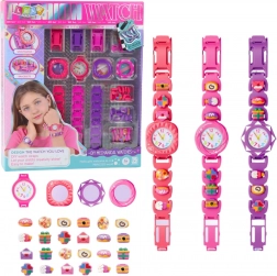 Set creativo fai-da-te per realizzare orologi e braccialetti