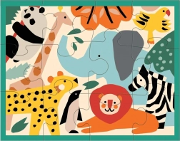 Mudpuppy puzzle animaletti allo zoo 12 pezzi