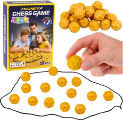 Gioco logico magnetico per famiglie, 20 pietre magnetiche