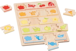 Puzzle in legno Goki Colori