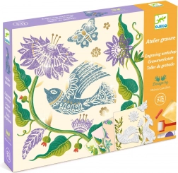 DJECO set creativo per incisione e timbri