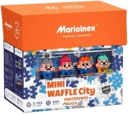 Set di costruzioni Waffle mini – stazione di polizia