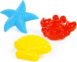 Formine per sabbia Mondo Marino 3 pz