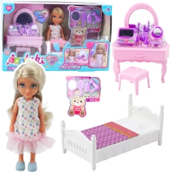 Laleka ANLILY con lettino e tavolino da toeletta