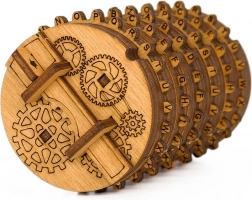 Cryptex in legno – lucchetto meccanico a codice in legno di betulla