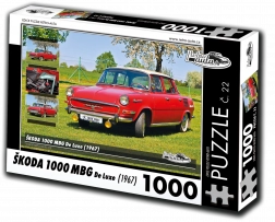puzzle retro-auto ŠKODA 1000 MBG De Luxe 1000 pezzi
