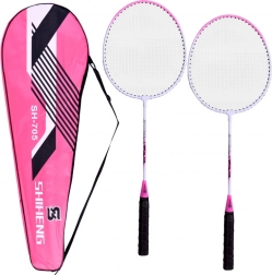 Set di racchette da badminton leggere con custodia