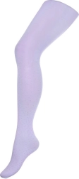 Collant per bambini in cotone 3D New Baby lilla chiaro a pois
