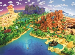 Puzzle Minecraft 500 pezzi di Ravensburger