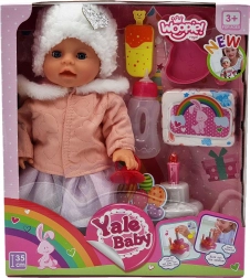 bambola interattiva piccola Zosia festeggia il compleanno 35 cm + accessori WOOPIE ROYAL