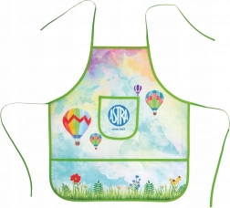 Grembiule per bambini per educazione artistica e cucina con motivo palloncini ASTRA