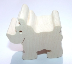 Fauna animaletto in legno cane