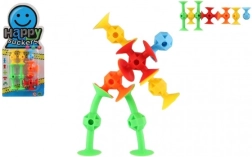 Costruzioni con ventose in silicone colorate