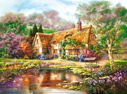 Puzzle 3000 pezzi Crepuscolo a Woodgreen Pond