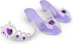 Set da principessa con scarpette viola