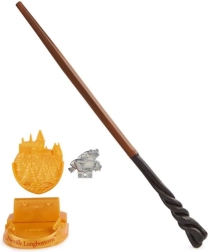 Harry Potter bacchetta magica da collezione con base Magical Creatures